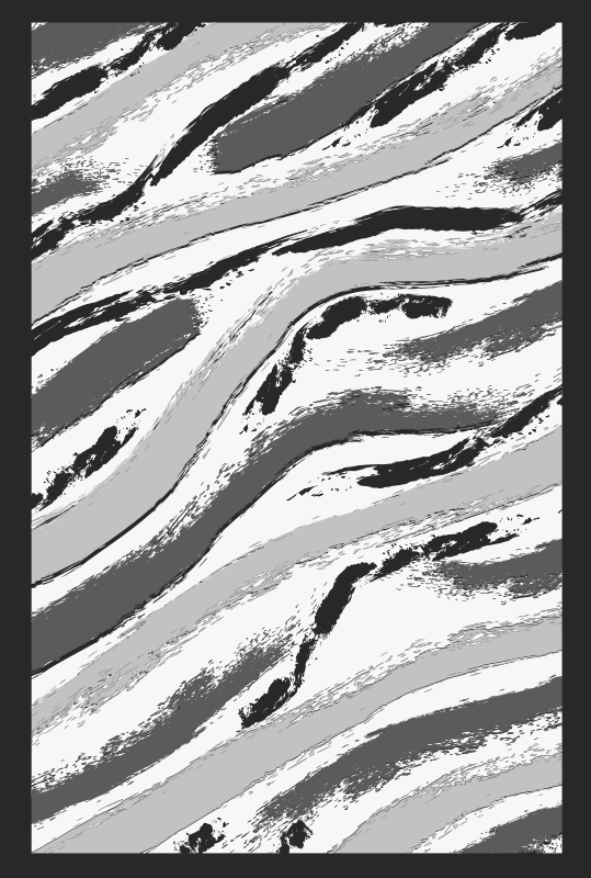 Vinil podovi otisak životinja u modernim prugama zebre - TenStickers