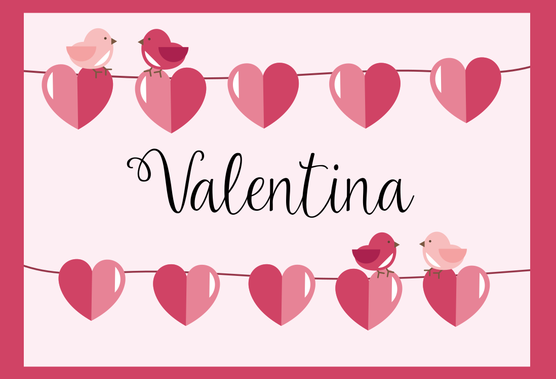 Vinil podovi s imenima dizajn srca - TenStickers