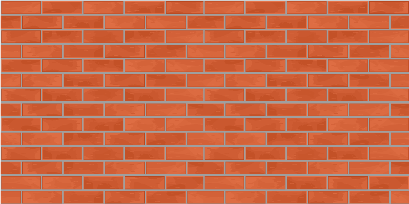 Vinil podovi efekt kamena uzorak crvene cigle - TenStickers