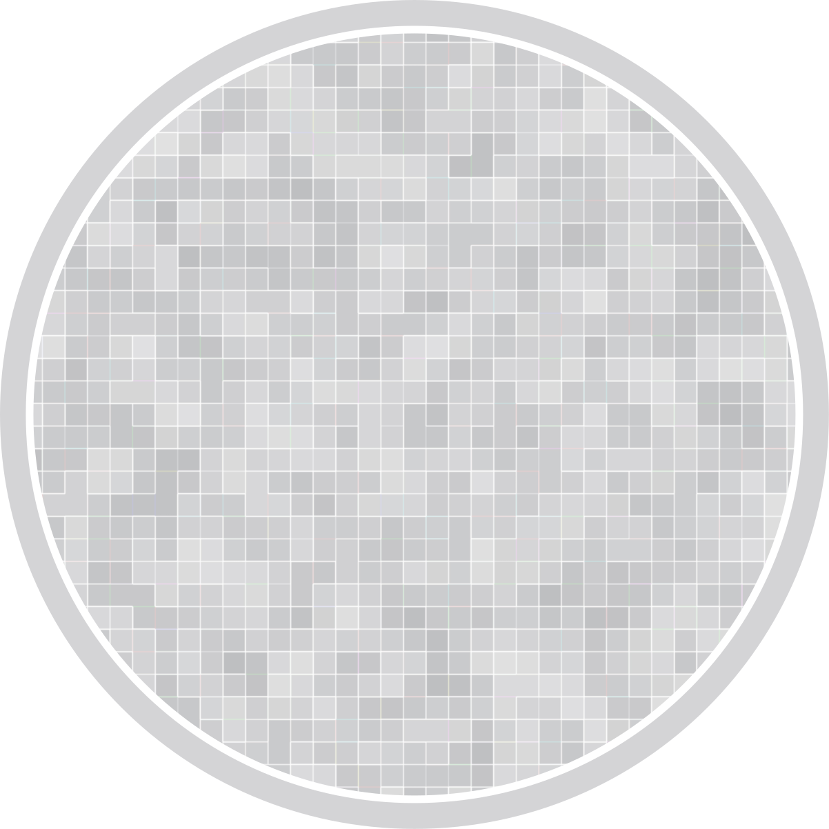 Vinil podovi za kupatilo elegantan uzorak mozaika - TenStickers