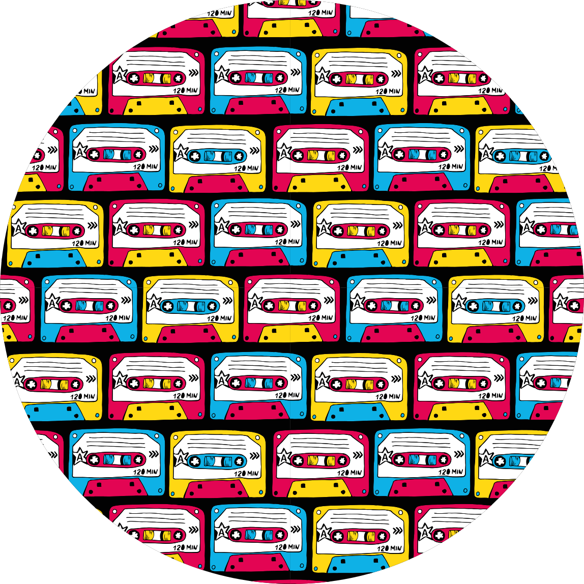 Vinil podovi berba Živahne kasete - TenStickers