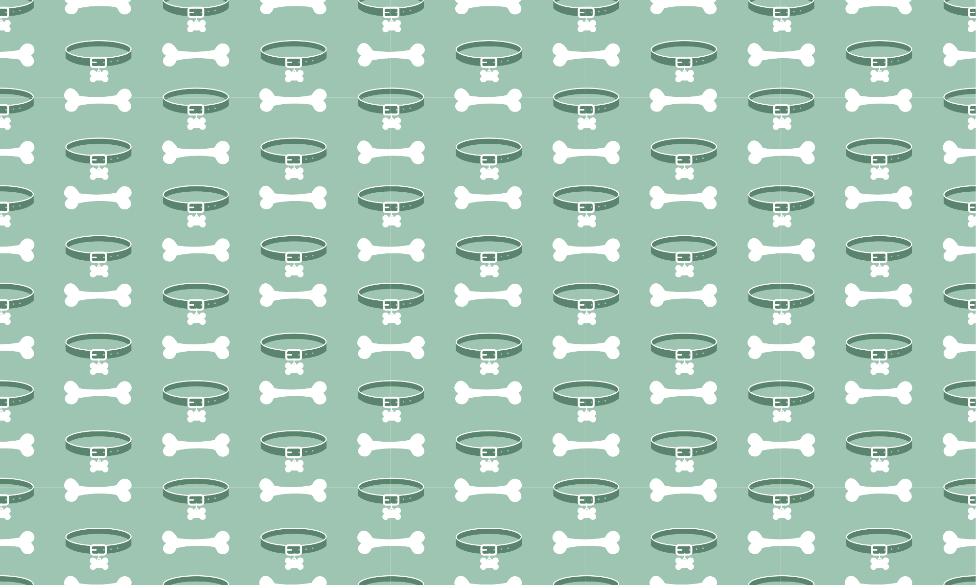 Vinil podovi životinja uzorak psećih kostiju - TenStickers