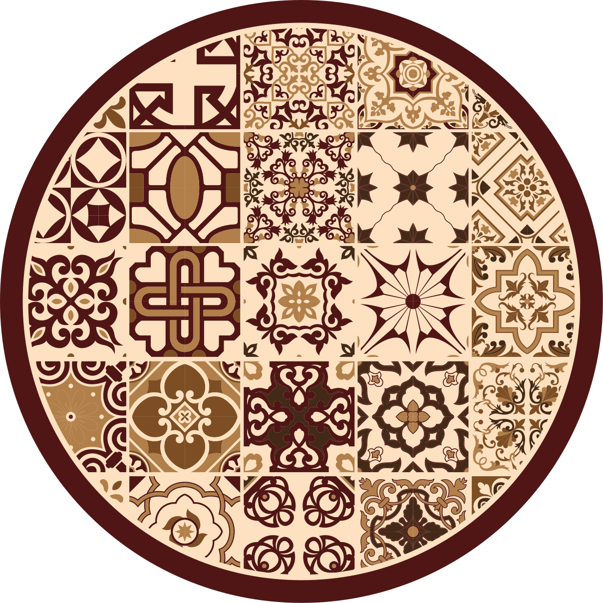 Vinil pločice živopisne mozaične kompozicije - TenStickers