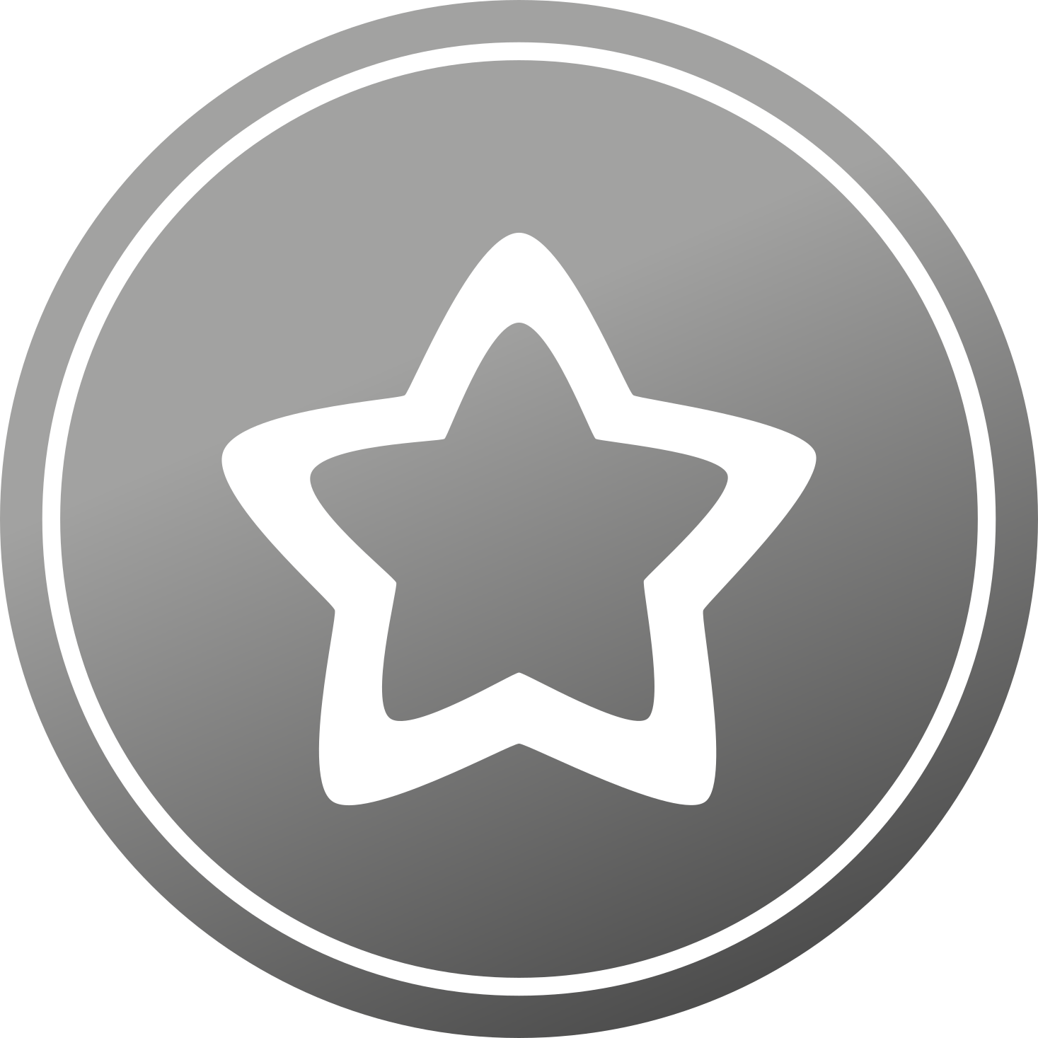 Vinil podovi zvijezde s modernim sivim motivom - TenStickers