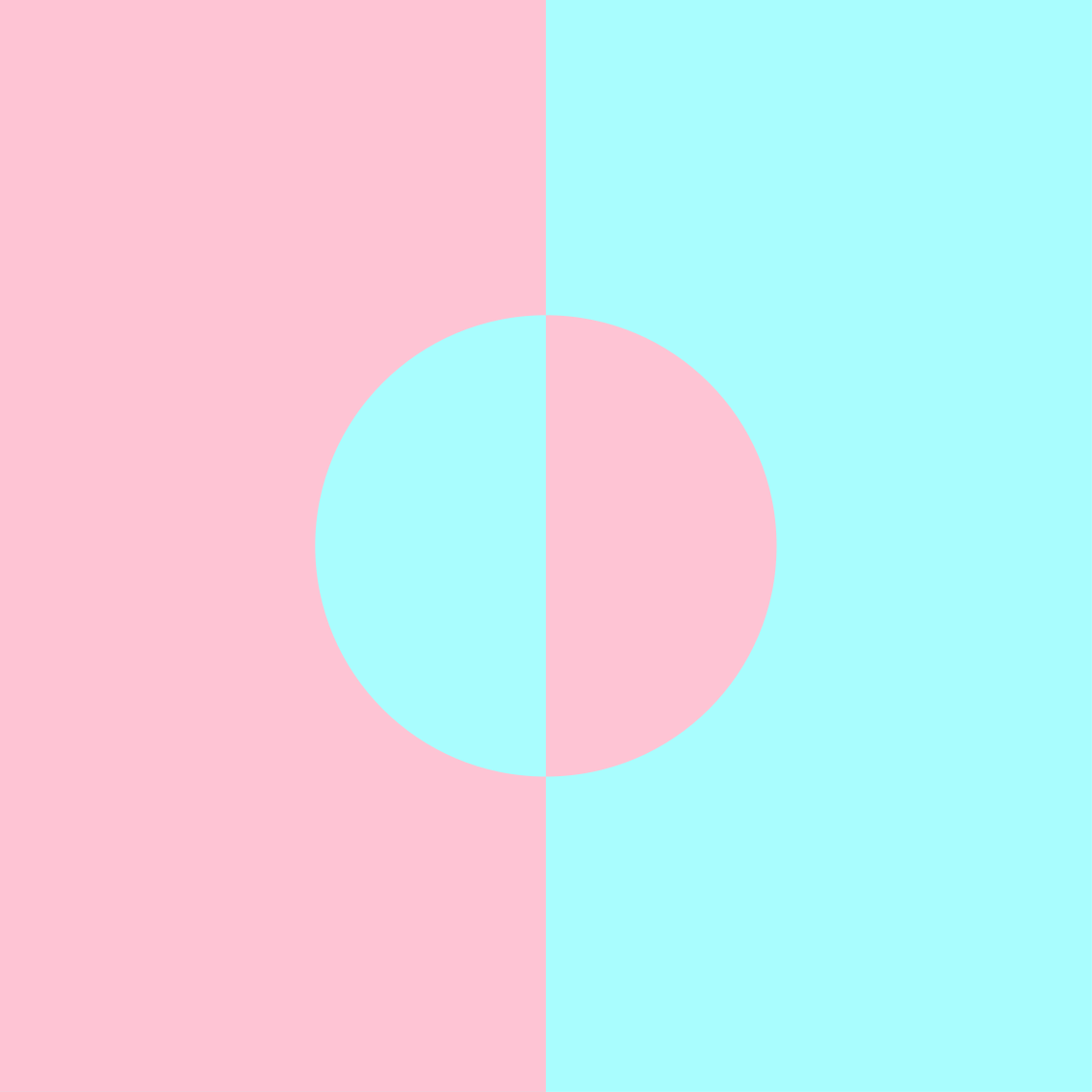 Vinil podovi minimalistički meki kontrast boja - TenStickers