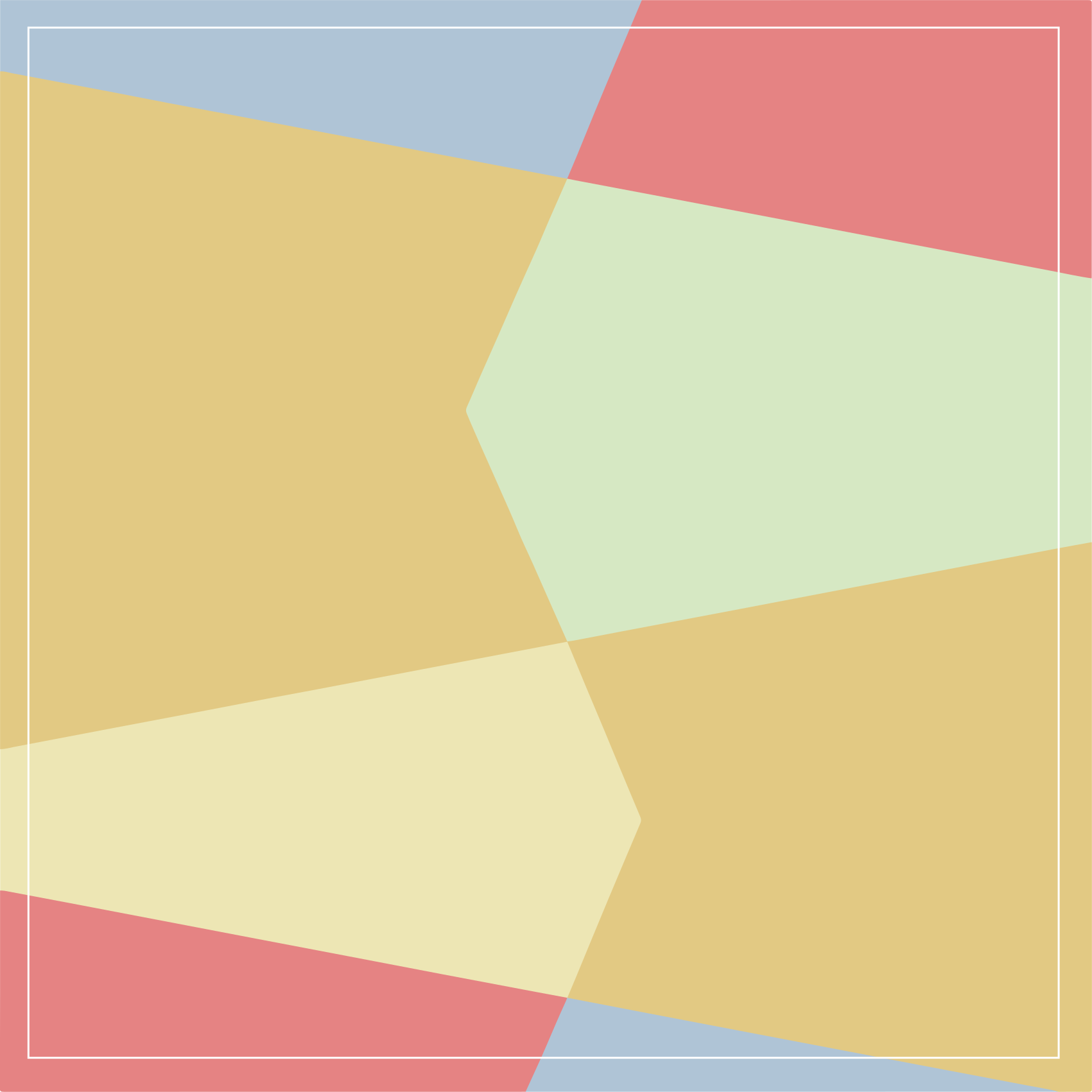 Vinil podovi geometrijski Živopisna geometrijska kompozicija - TenStickers
