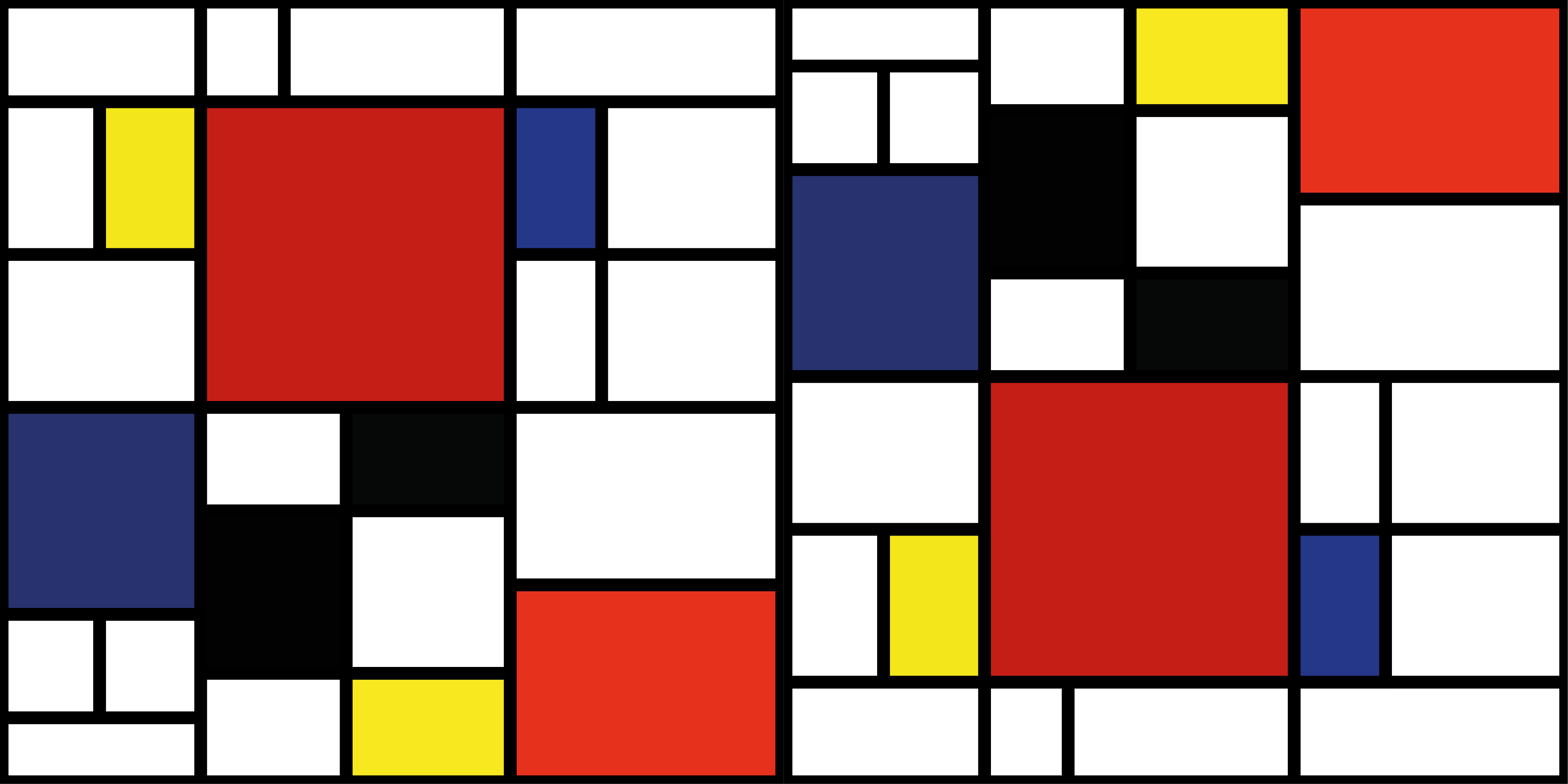 Vinil podovi moderan uzorak blokova boja - TenStickers