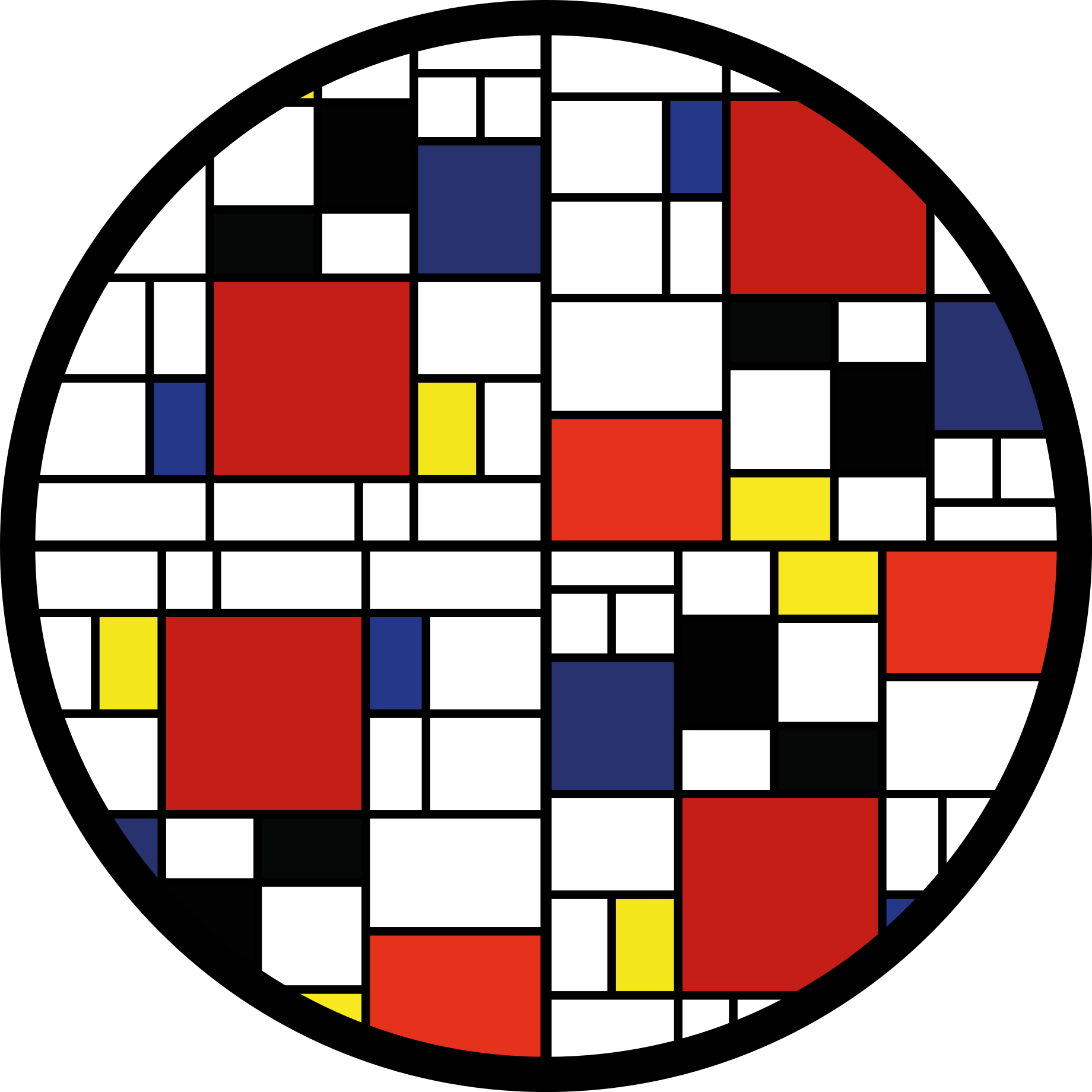 Vinil podovi moderan u boji blokova - TenStickers