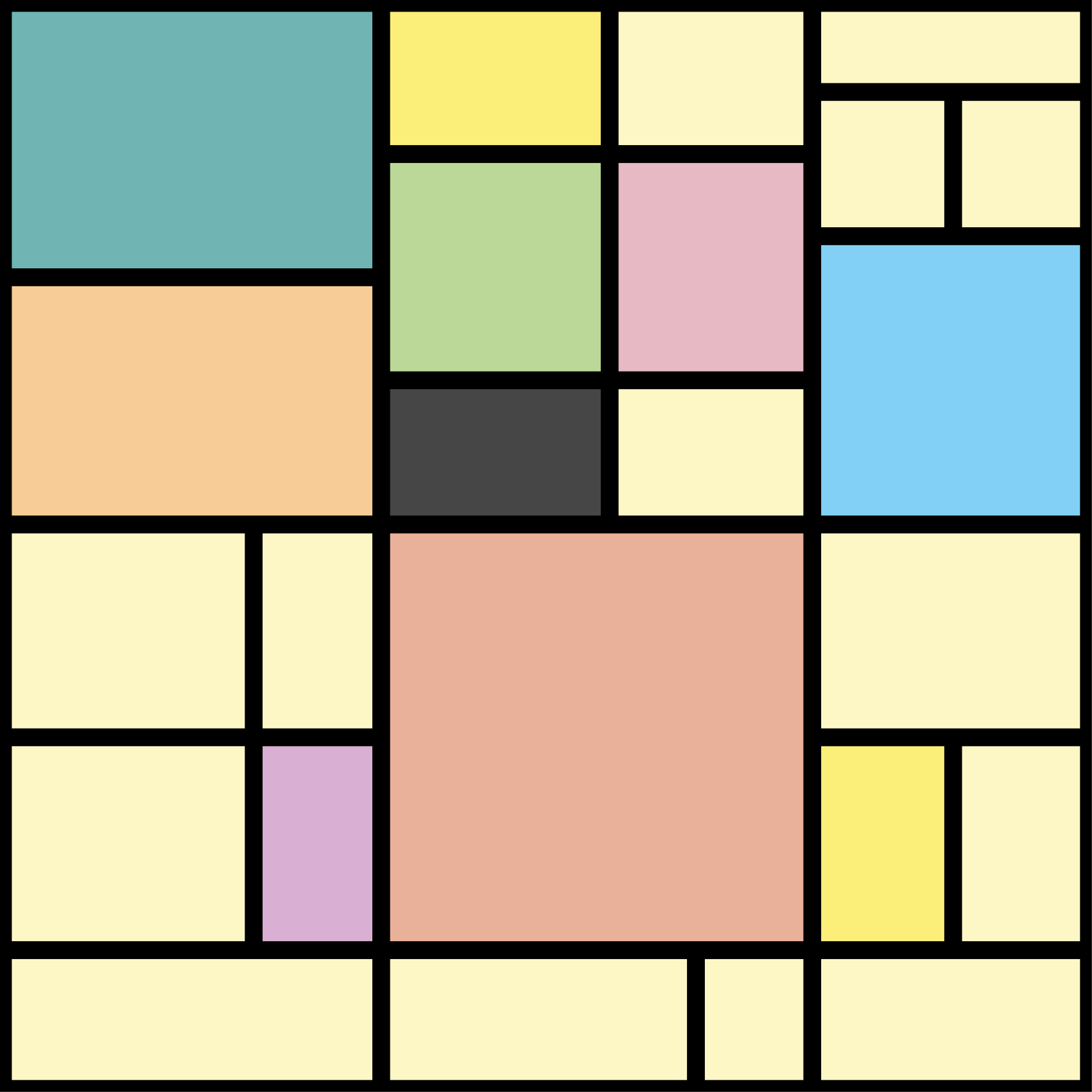 Vinil podovi geometrijski Živopisna geometrija - TenStickers