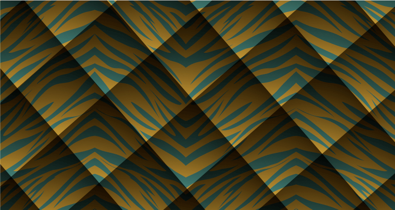 Vinil podovi otisak životinja koncept tigrove pruge - TenStickers