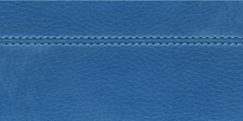 Vinil podovi efekt drva plavi kožni šavovi - TenStickers