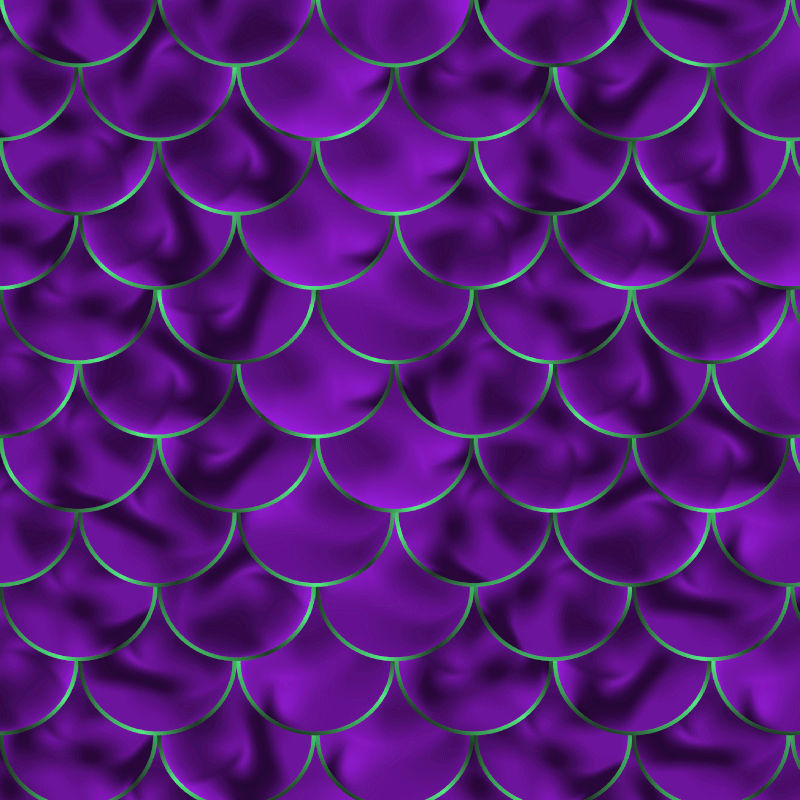 Vinil podovi otisak životinja s motivom riblje ljuske - TenStickers