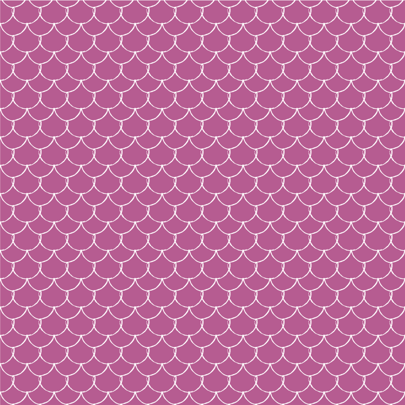 Sipa mala sirena ružičasti kvadratni vinilni tepih - TenStickers