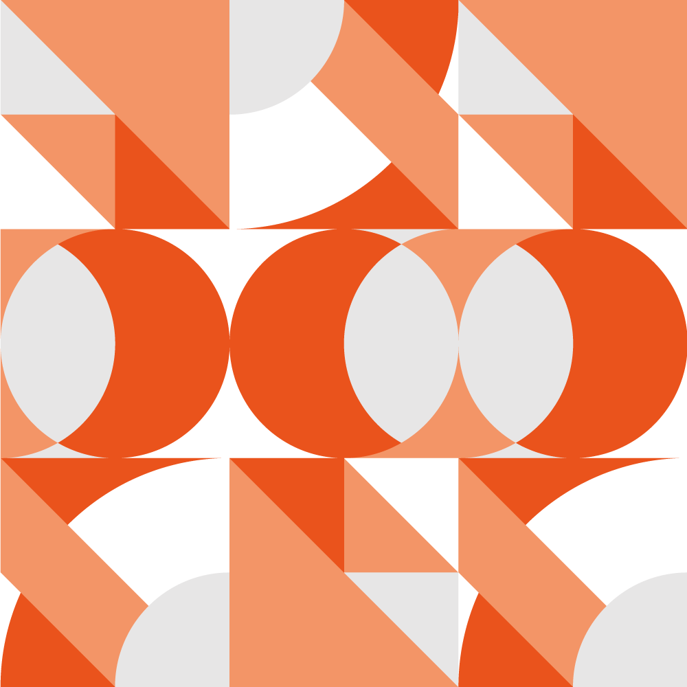 Vinil podovi geometrijski retro geometrijska kompozicija - TenStickers