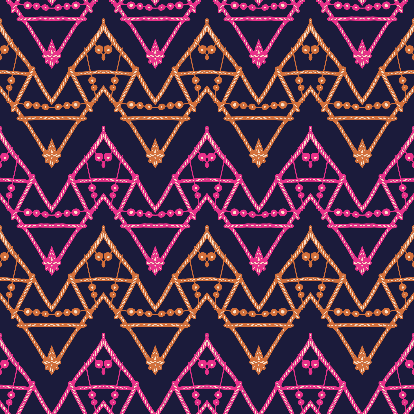 Vinil podovi etnički šareni plemenski uzorak - TenStickers