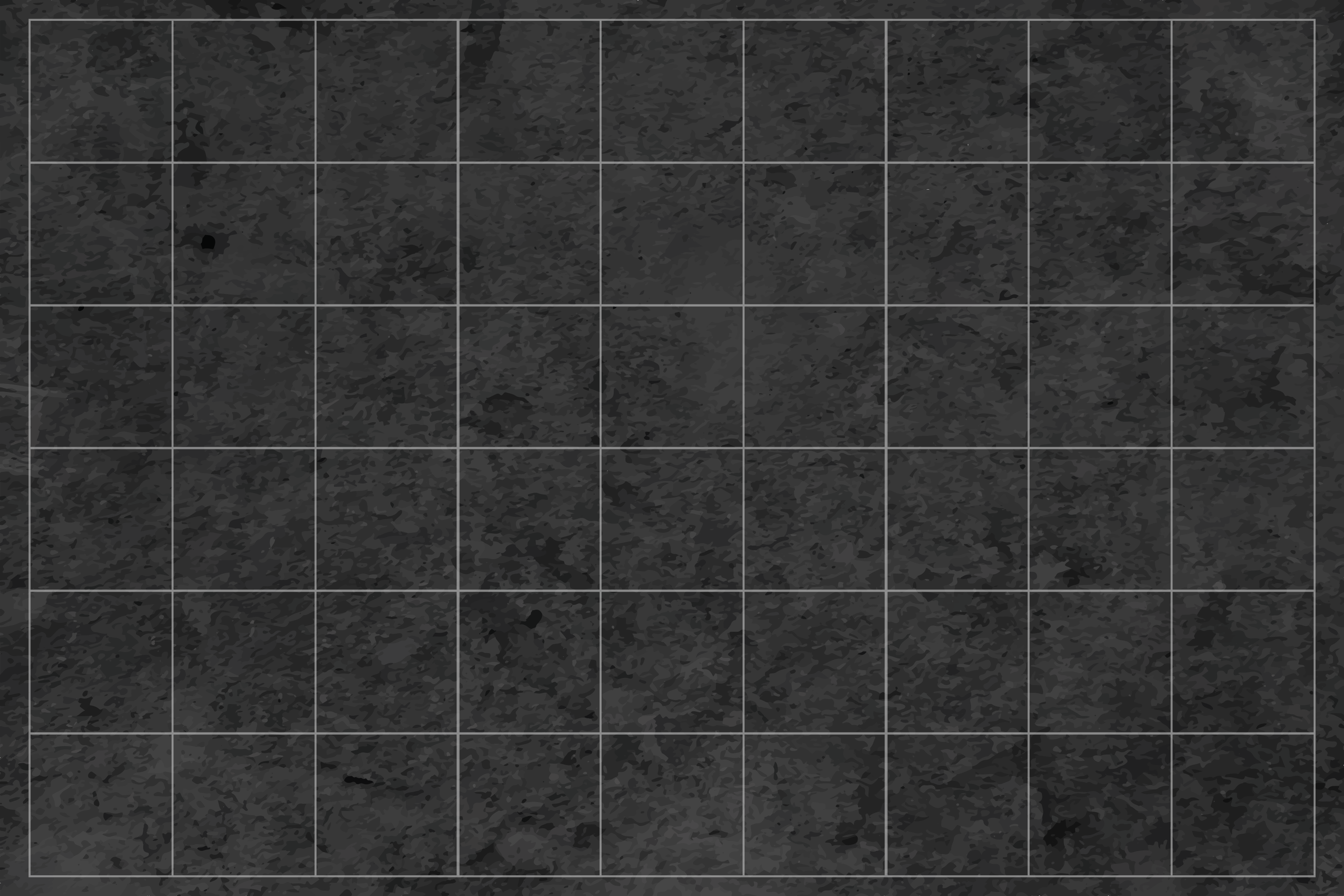 Vinil podovi efekt kamena elegantni crni kvadrati - TenStickers