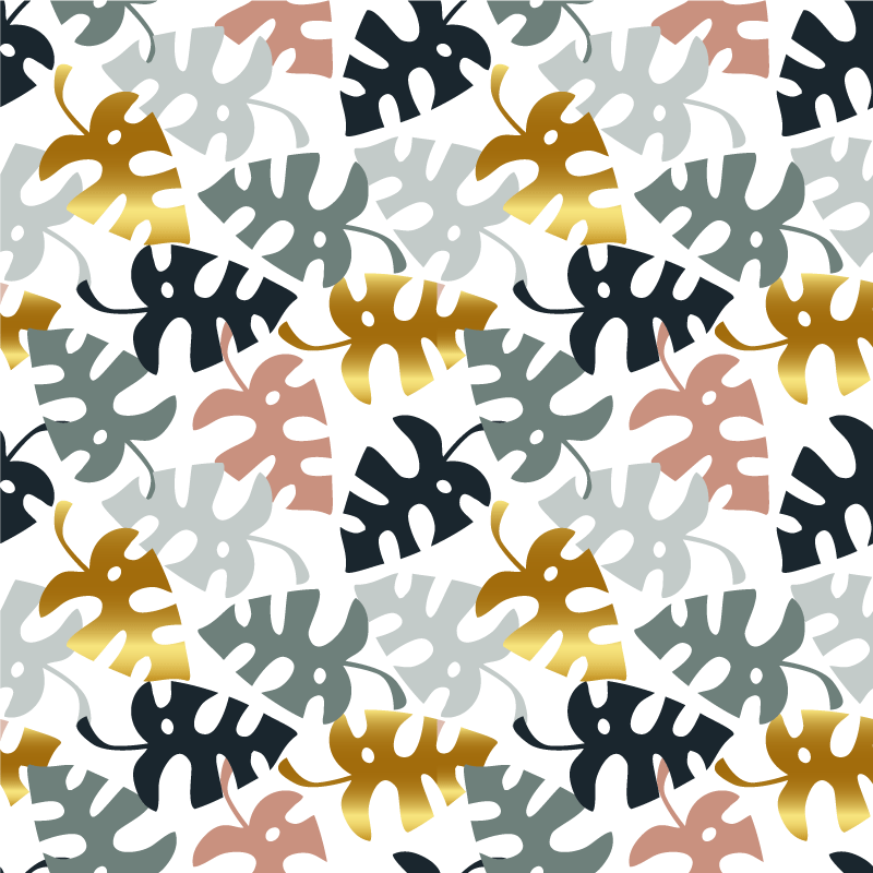 Vinil podovi priroda s motivom lišća - TenStickers