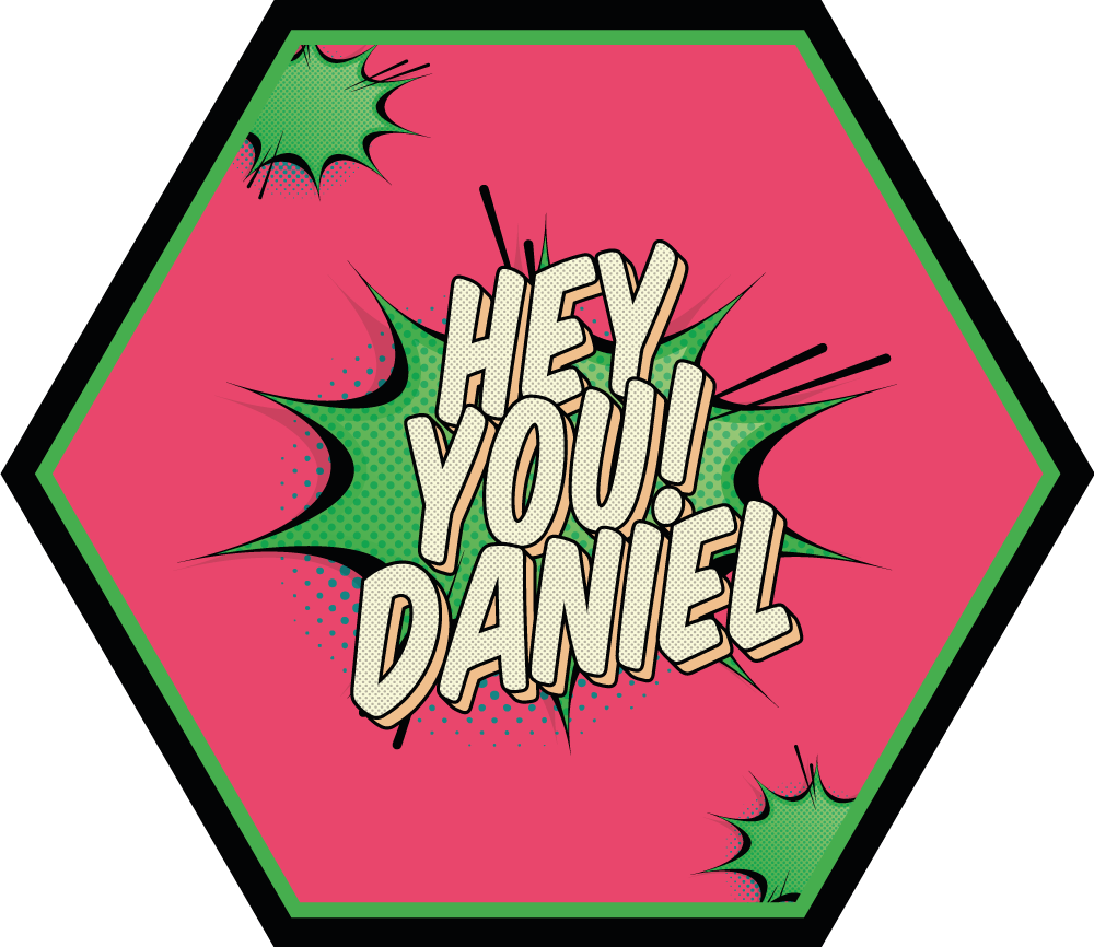 Hej ti super plakat za grafite personalizirana prostirka - TenStickers