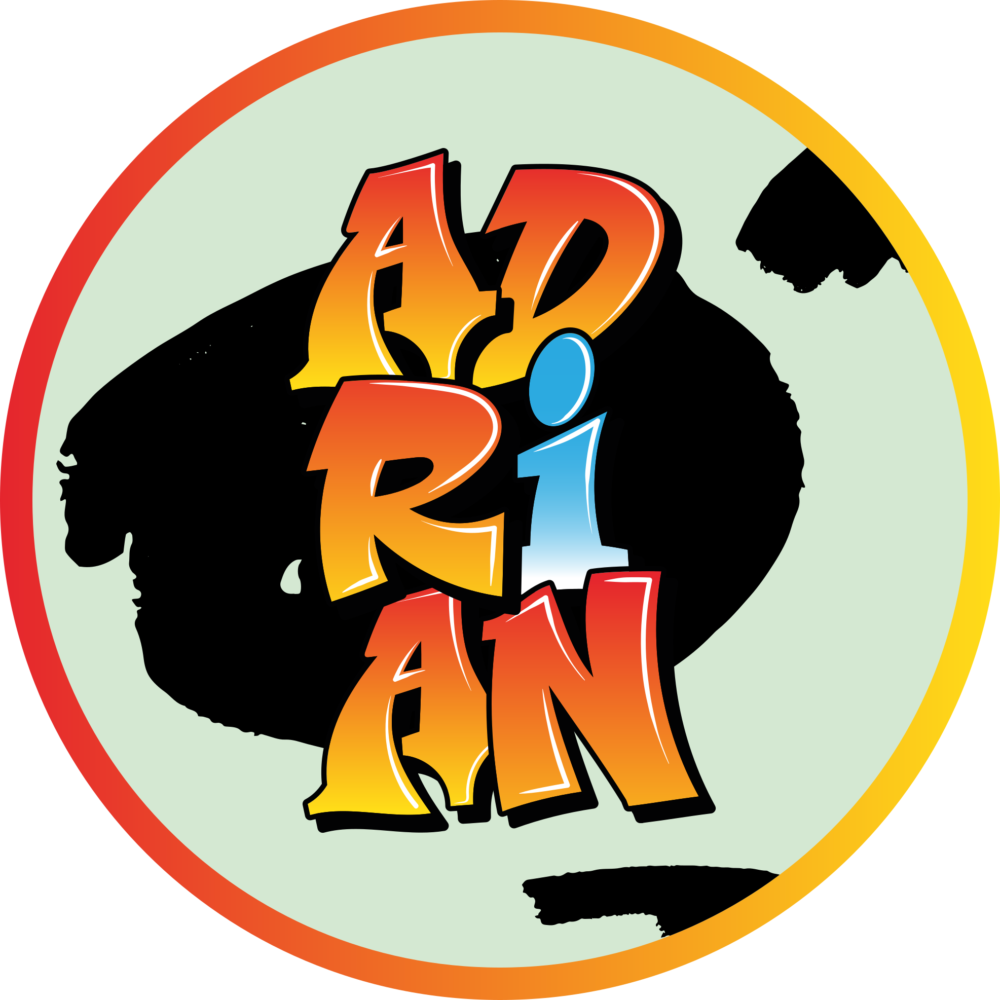 Vinil podovi s imenima šareni dizajn imena - TenStickers