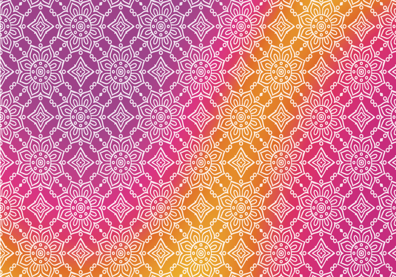 Vinil podovi mandala elegantni gradijent - TenStickers