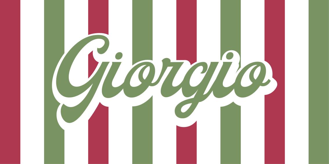 Vinil podovi s imenima talijanska zastava - TenStickers