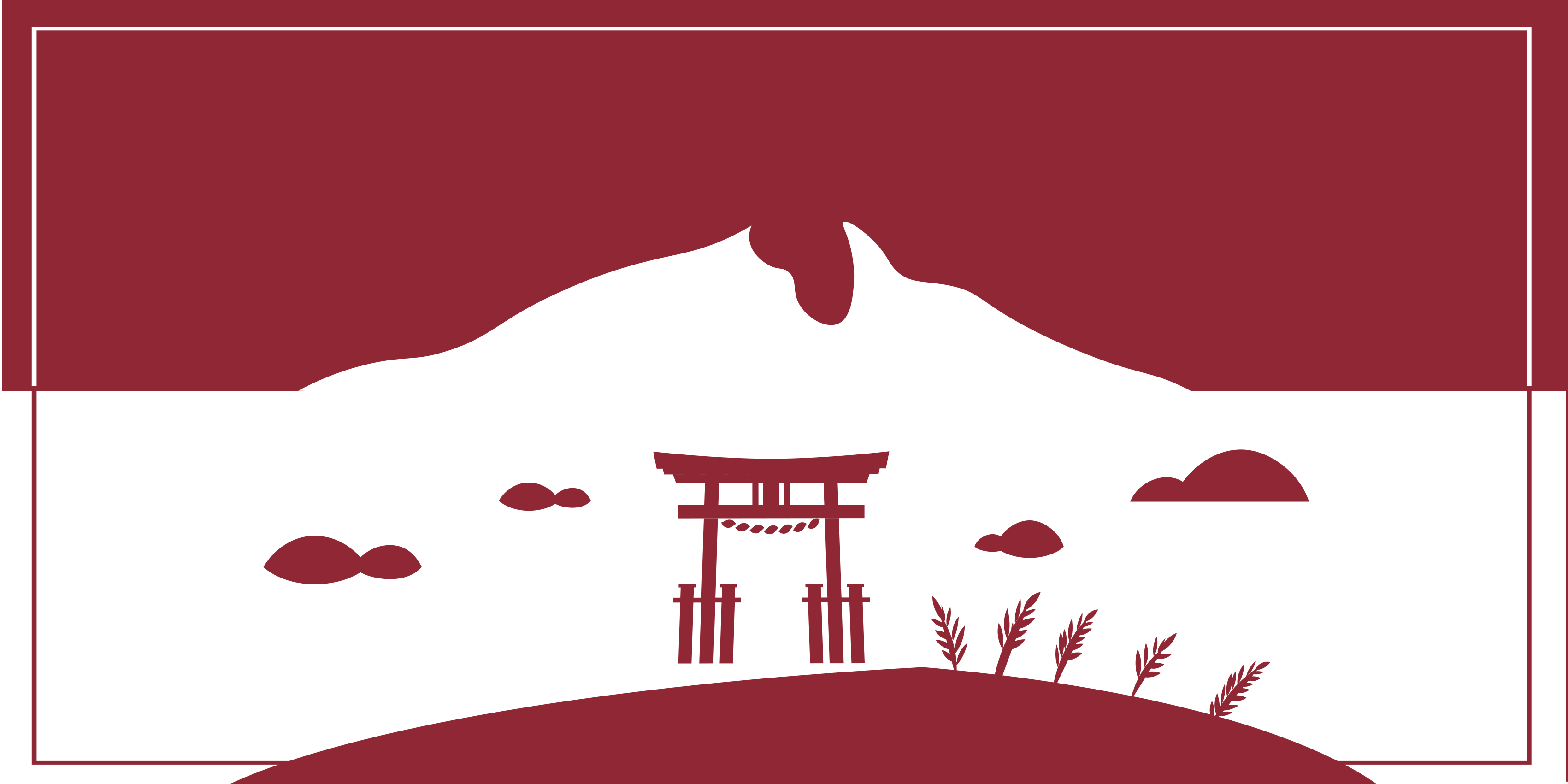 Vinil podovi karta svijeta japanski krajolik - TenStickers