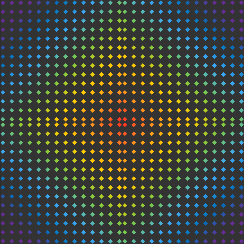 Vinil podovi tinejdžeri dizajn duginih dijamanata - TenStickers