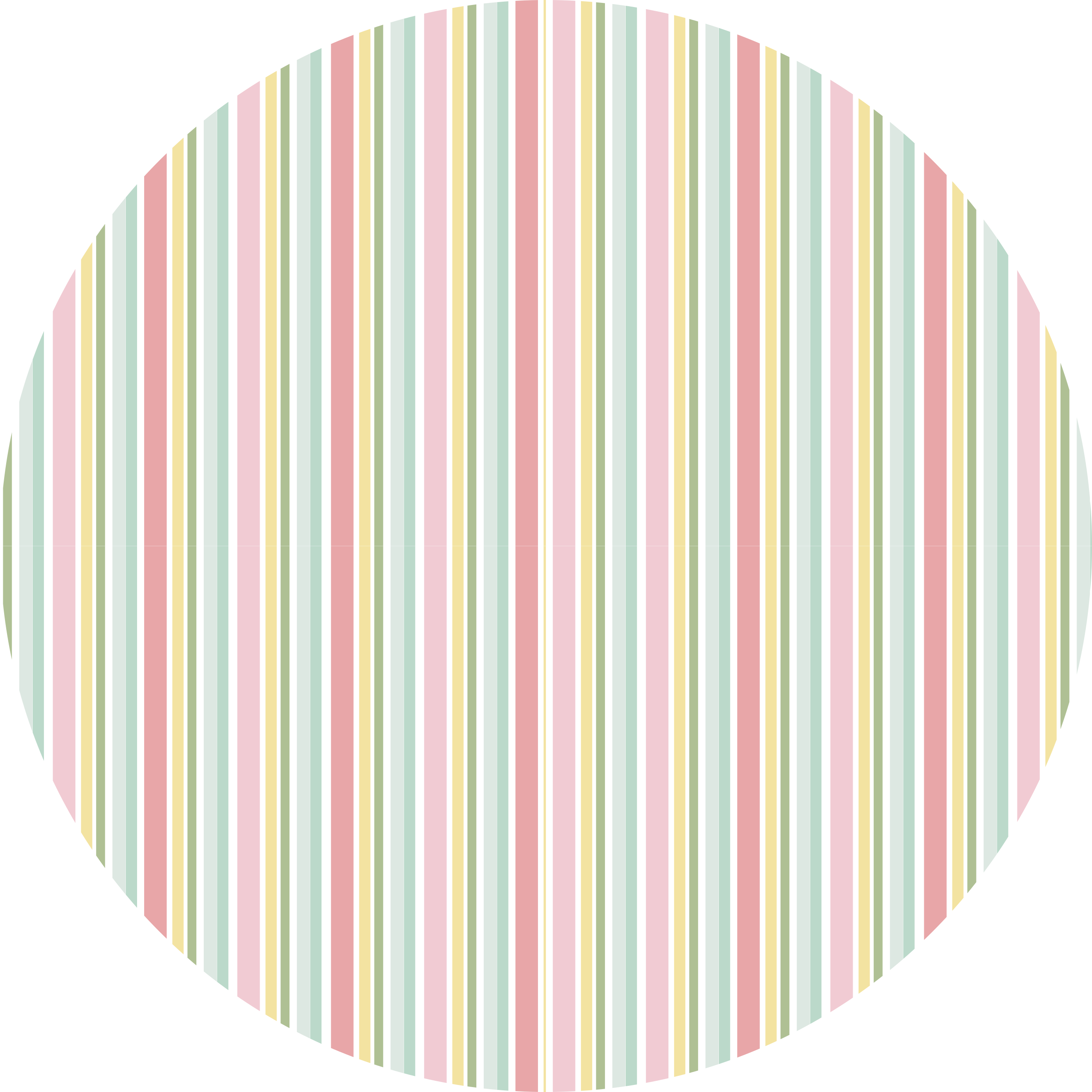 Vinil podovi prugasta u vibrantnom prugastom uzorku - TenStickers