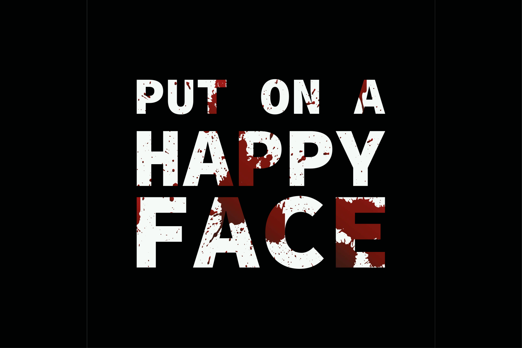 Vinilne prostirke s frazama staviti na lice - TenStickers