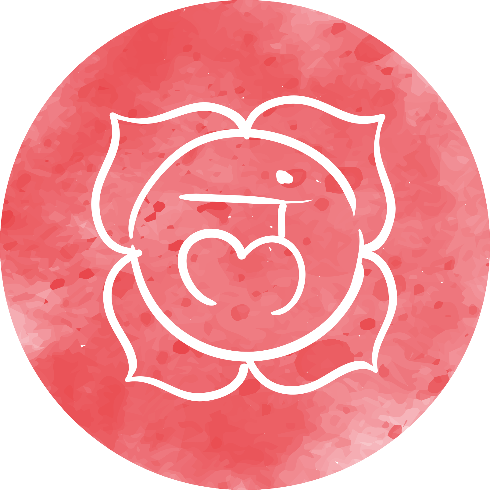 Vinil podovi mandala kružni dizajn ruže - TenStickers