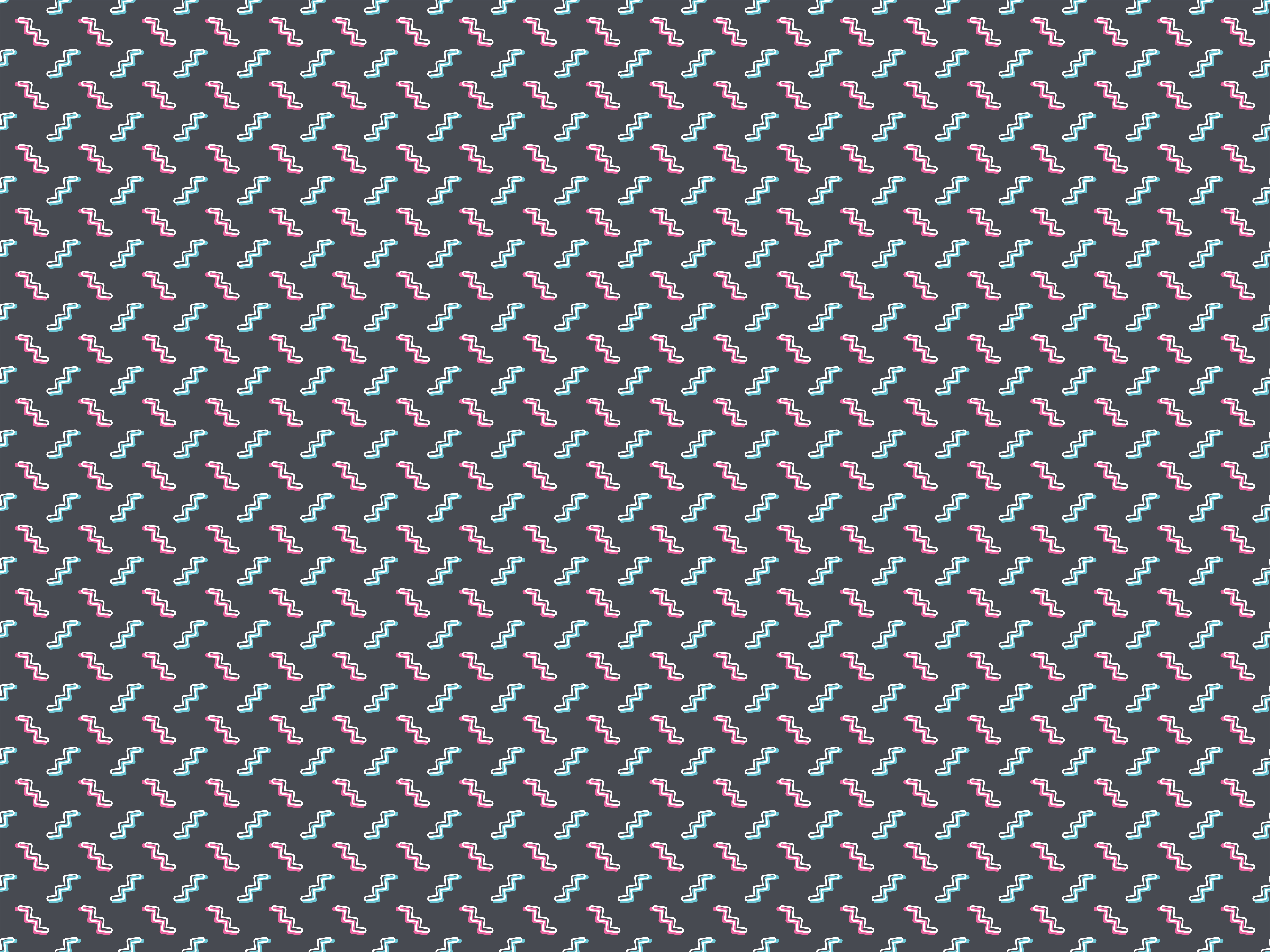 Drugi vinil podovi šareni valoviti oblici - TenStickers