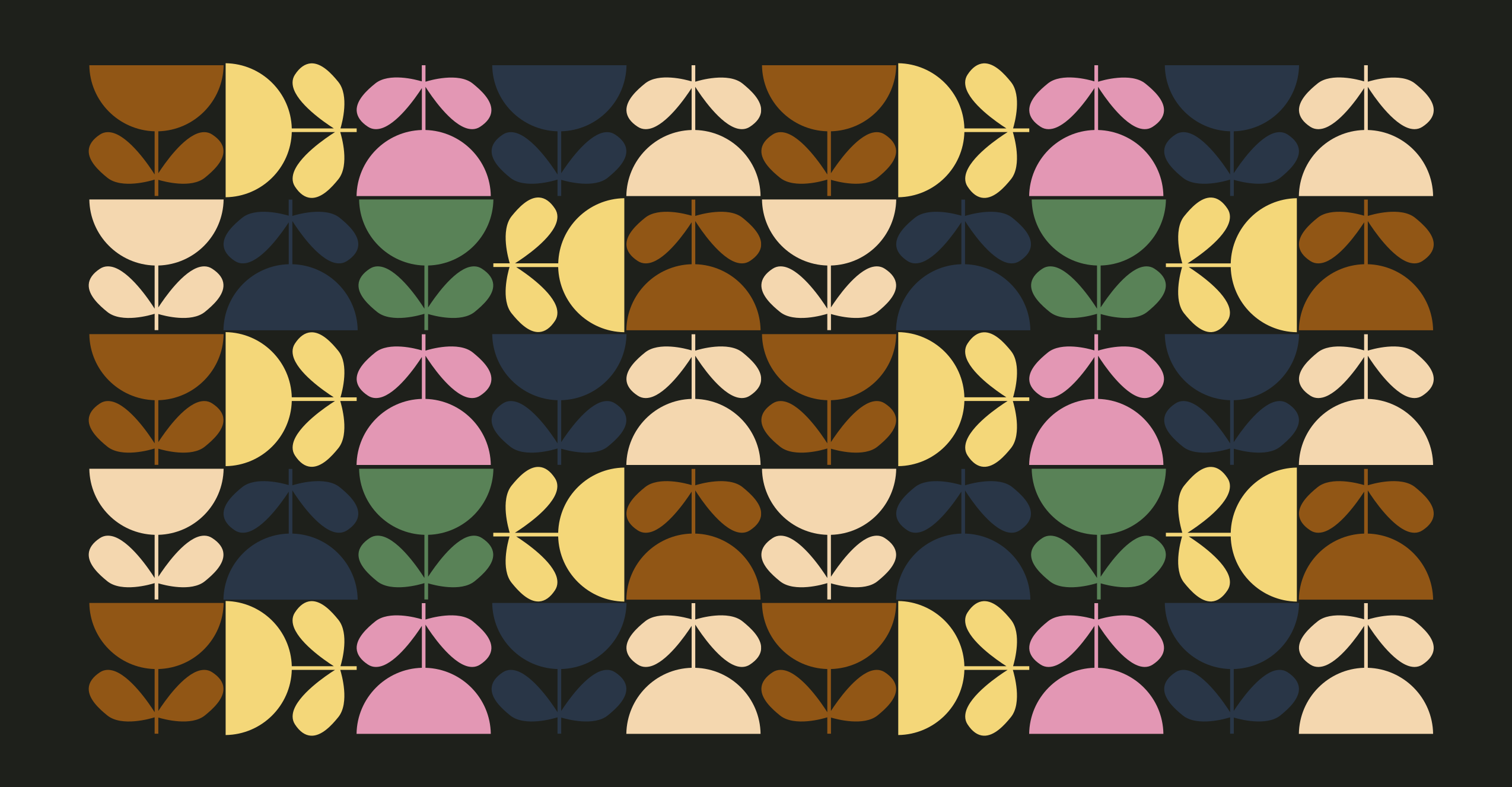 Vinil pločice živopisni motivi lišća - TenStickers