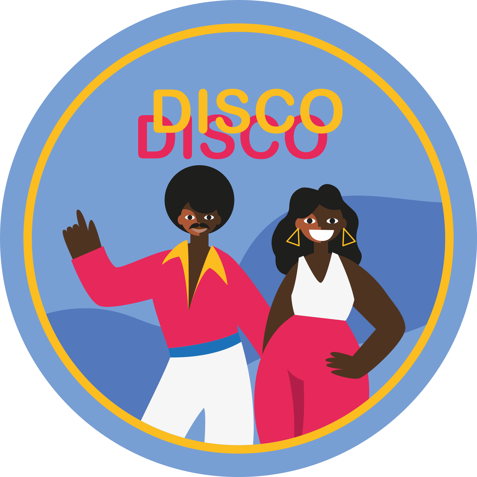 Ples 80 -ih disco man vintage sag - TenStickers