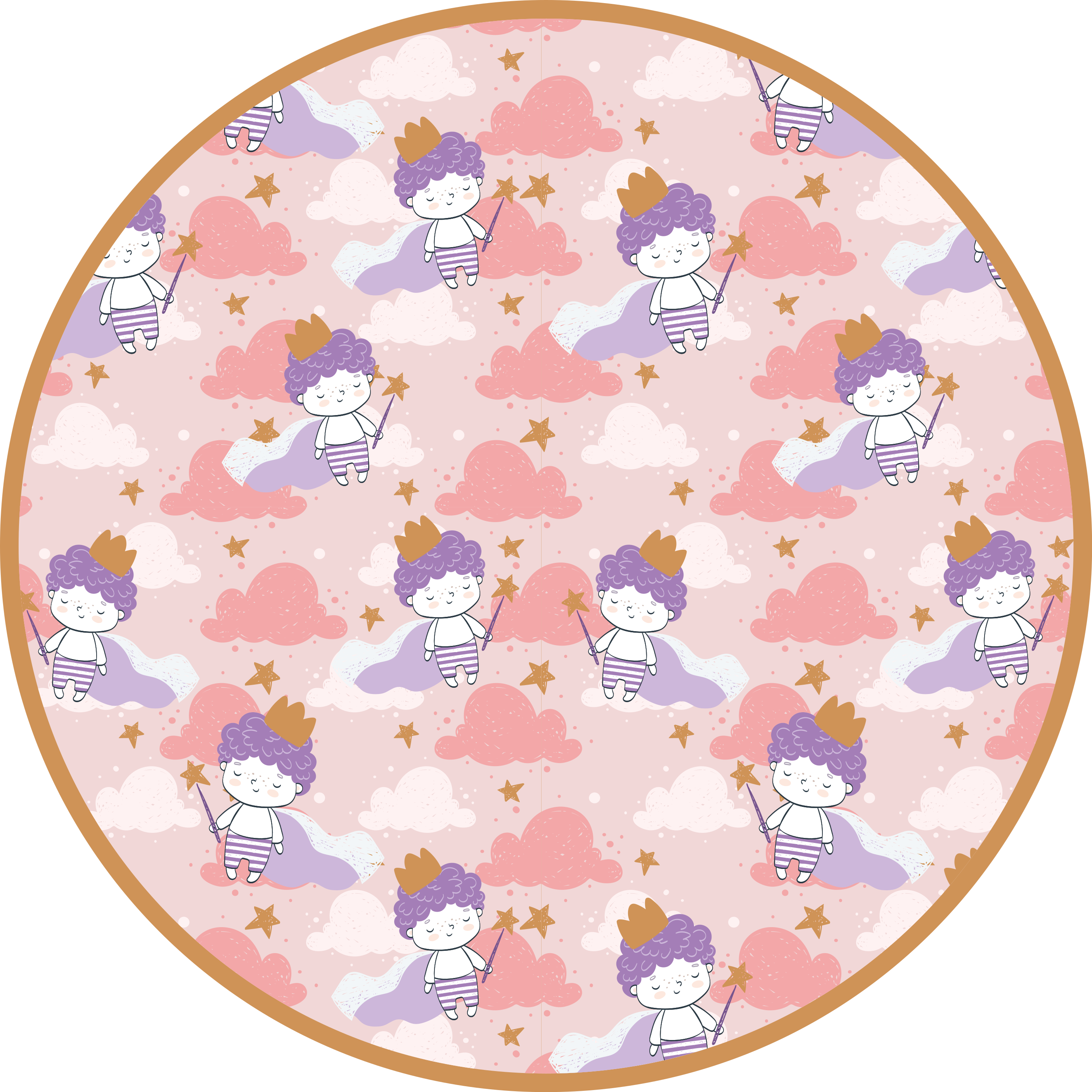 Vinil podovi djeca čarobno kraljevstvo oblaka - TenStickers