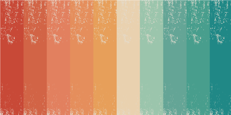 Vinil podovi minimalistički šareni prugasti slojevi - TenStickers