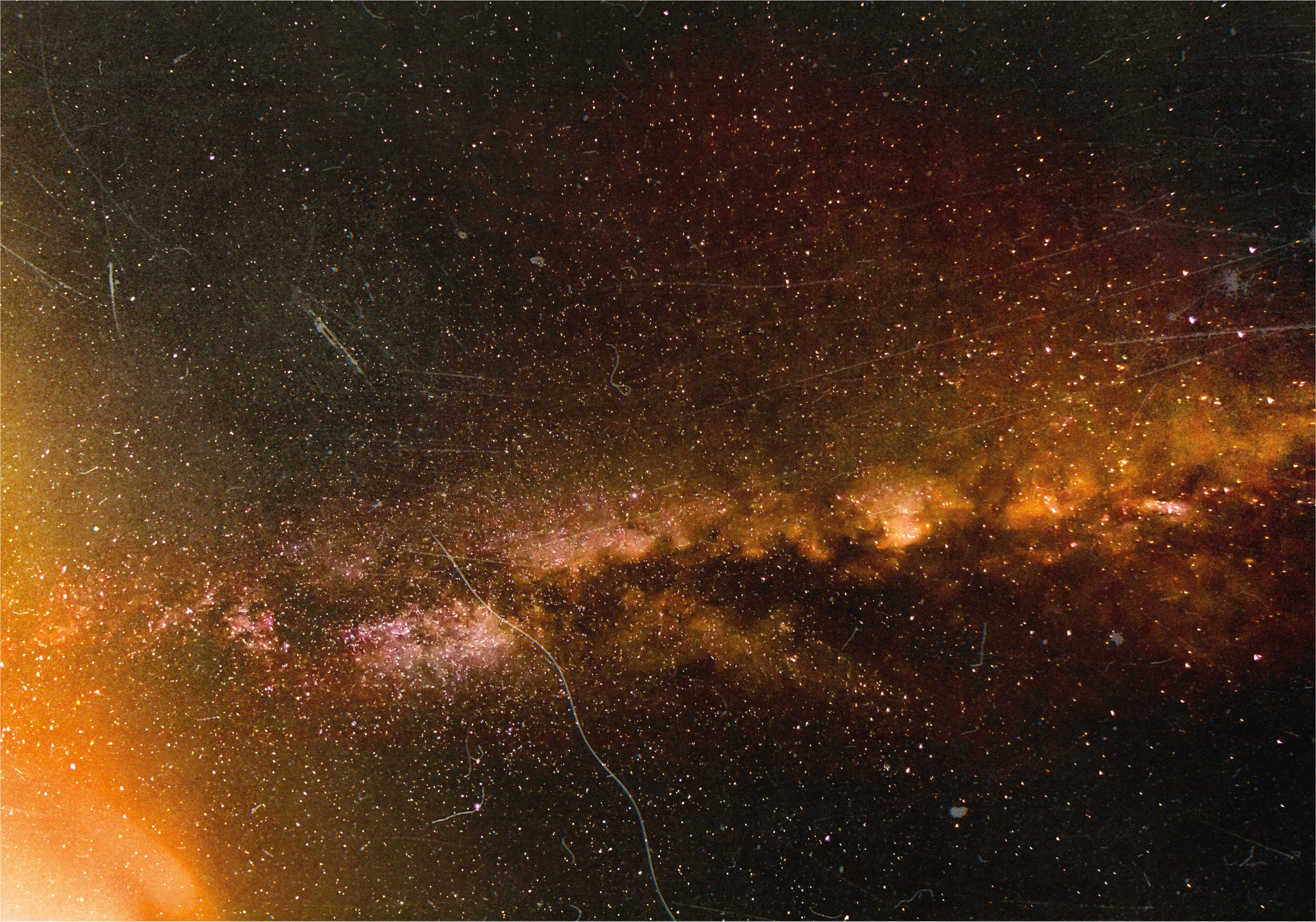 Vinil podovi zvijezde pogled na kozmičku galaksiju - TenStickers