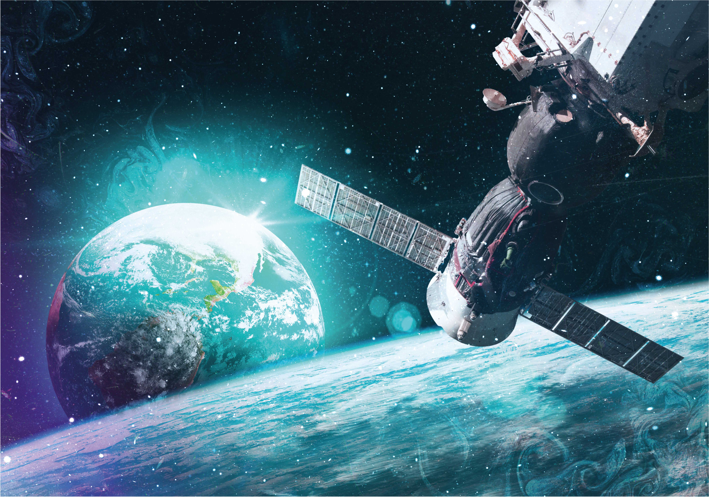 Vinil podovi zvijezde istraživanje galaktičkog putovanja - TenStickers