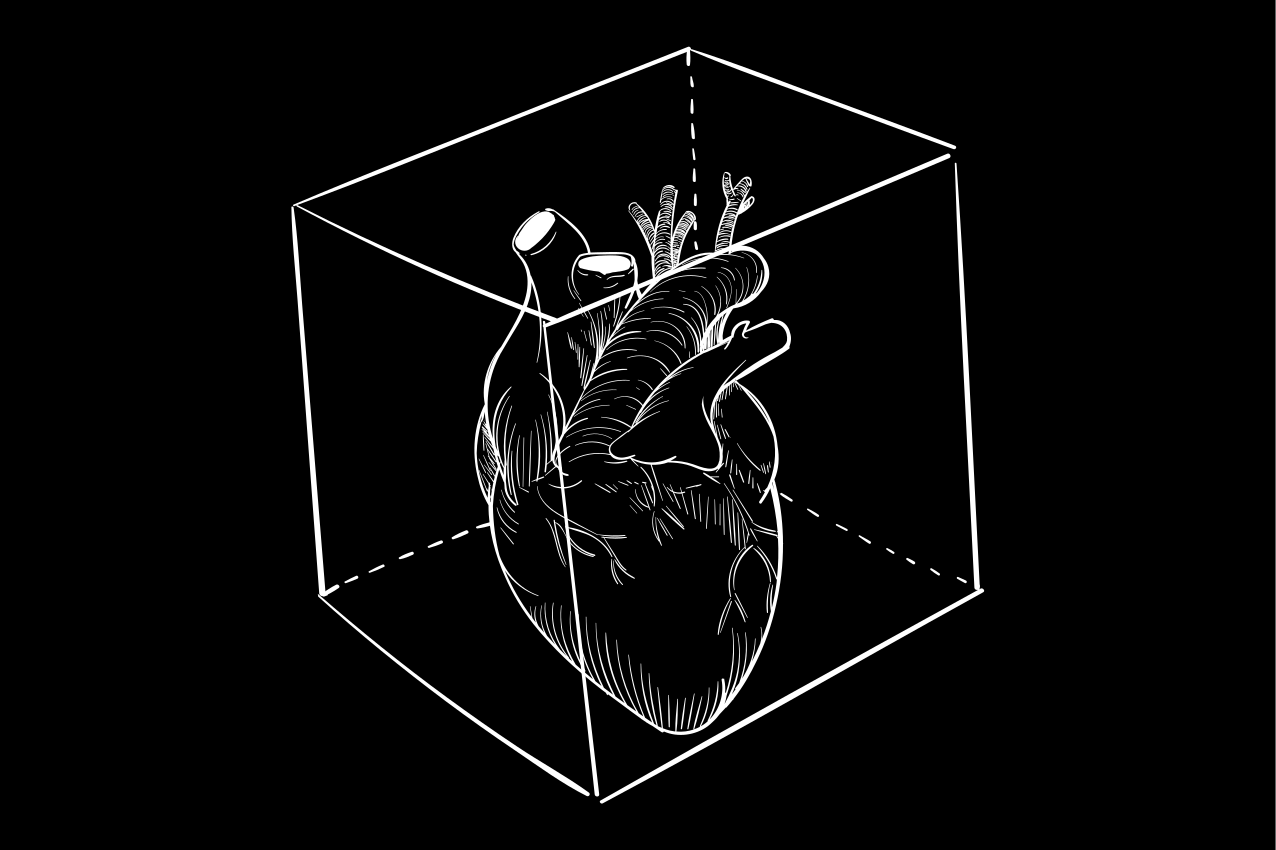 Vinil podovi moderan ilustracija srca - TenStickers