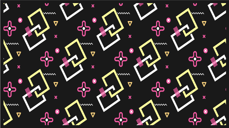 Vinil podovi geometrijski moderna igra uzoraka - TenStickers
