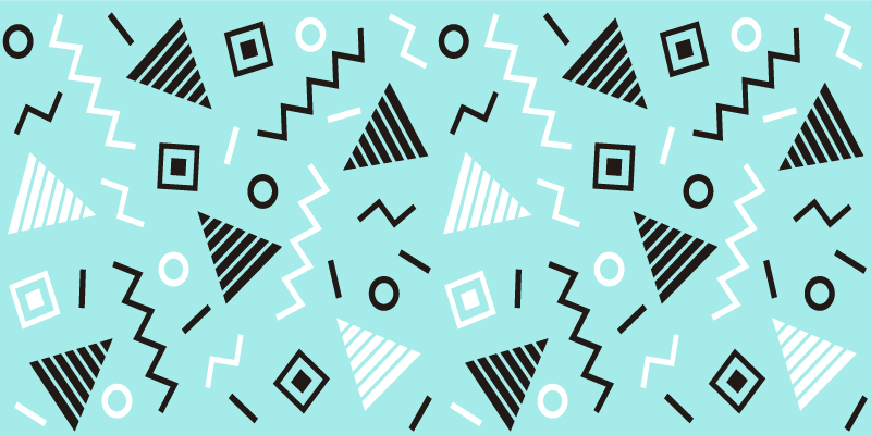 Vinil podovi geometrijski raspored obrazaca - TenStickers