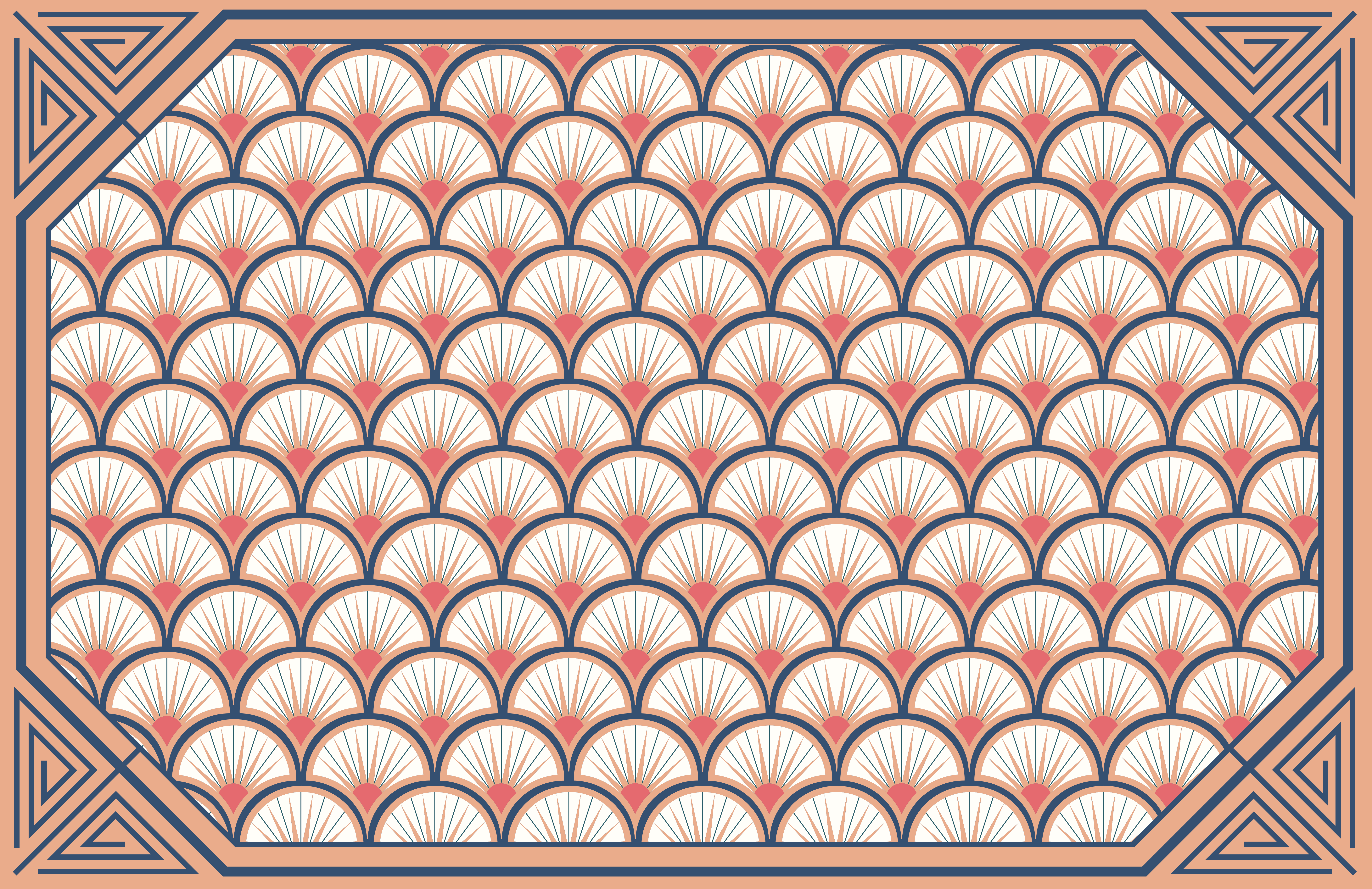 Vinil pločice motiv školjke - TenStickers