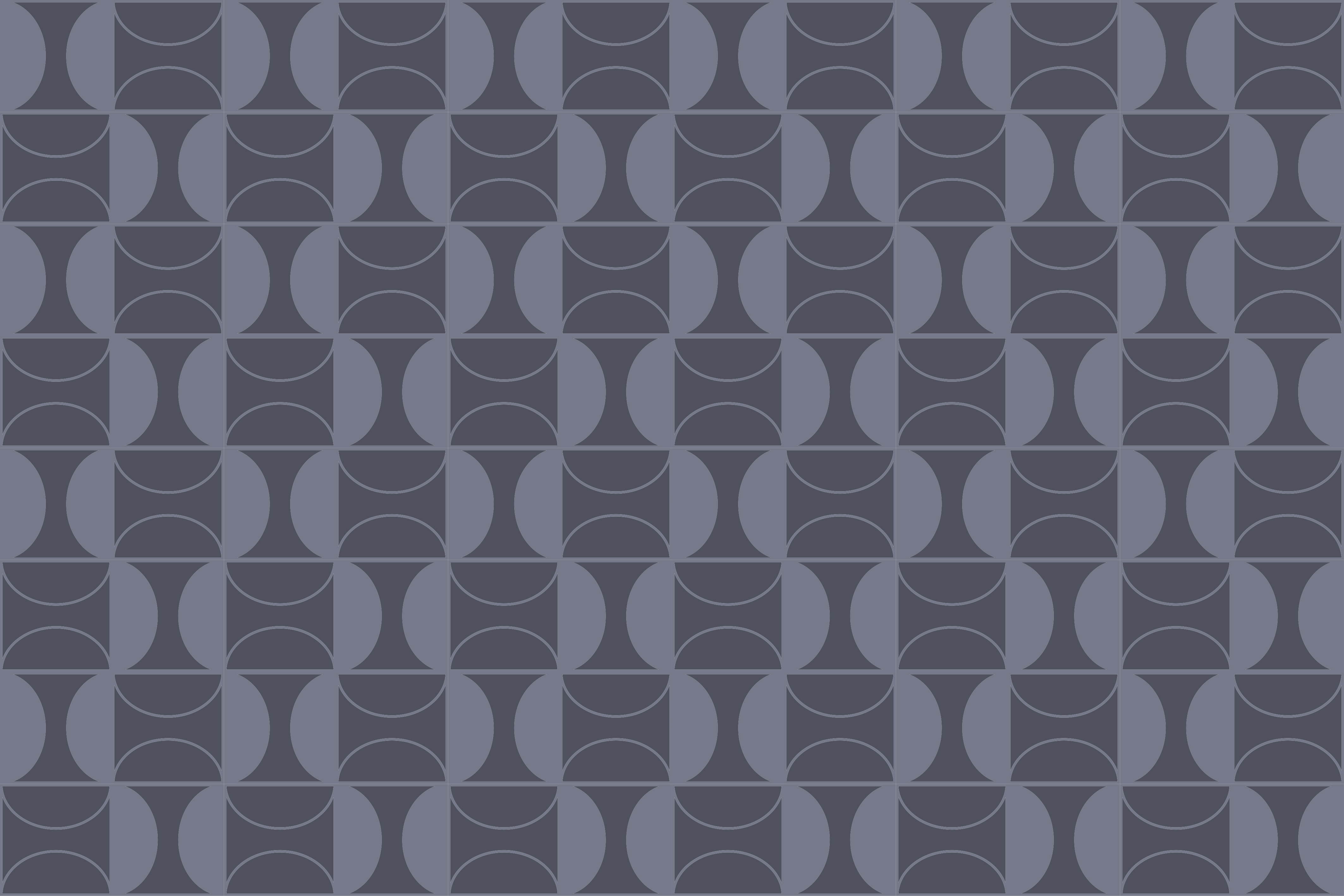 Plavi dizajn s tepihom "japandi style". - TenStickers