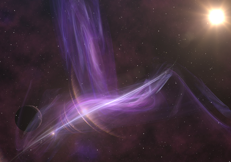 Drugi vinil podovi galaktički krajolik snova - TenStickers