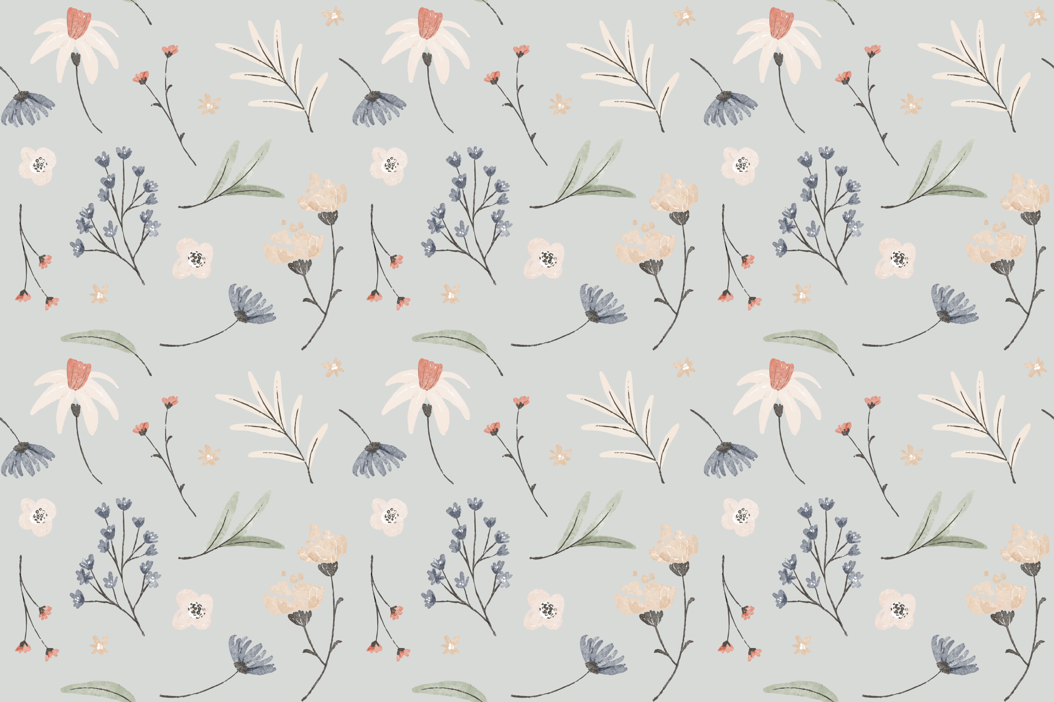 Vinil podovi cvijeće i biljke ilustracija cvjetnog lista - TenStickers