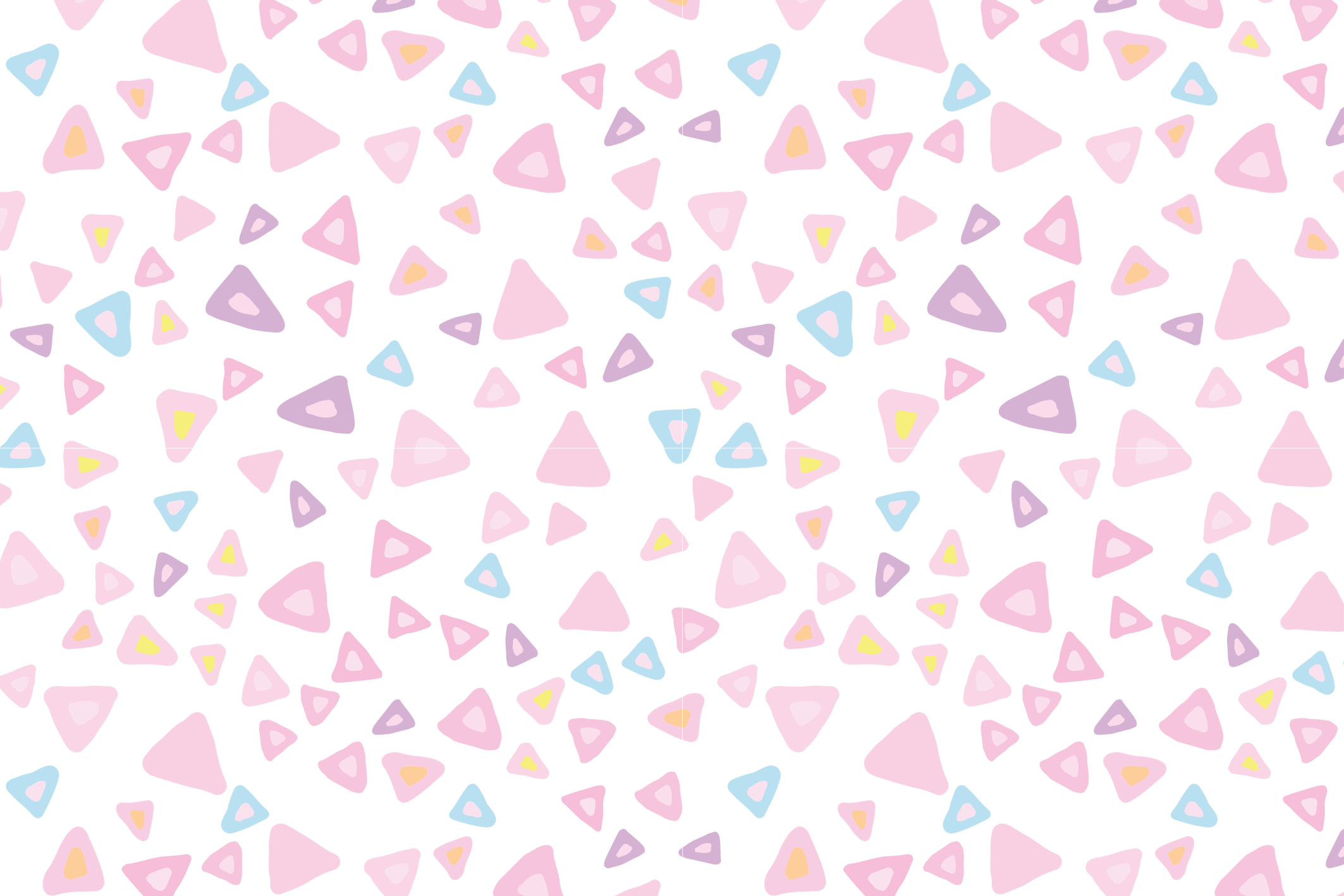 Drugi vinil podovi šareni trokutasti elementi - TenStickers