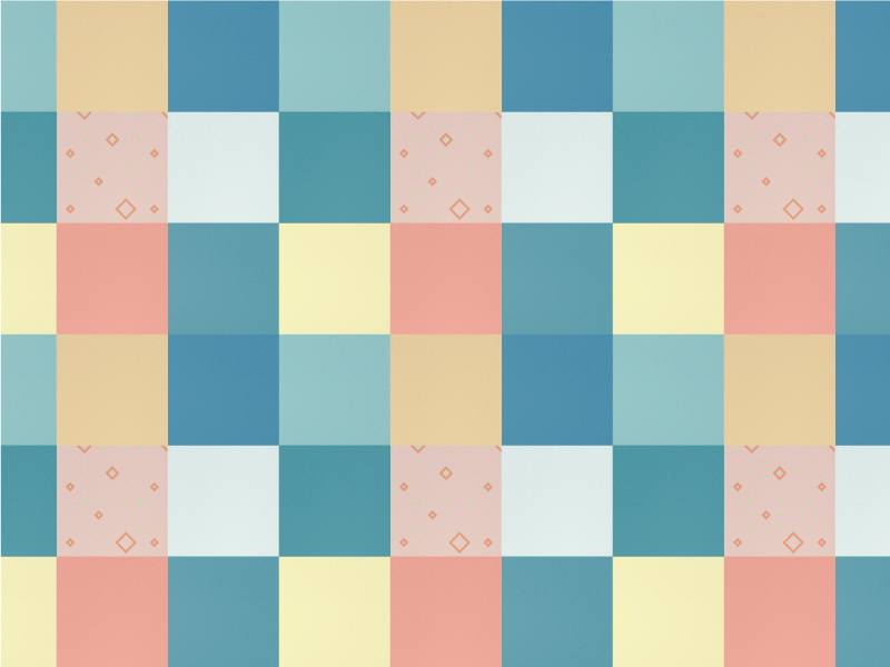 Patchwork šareni retro uzorci geometrijski tepisi - TenStickers