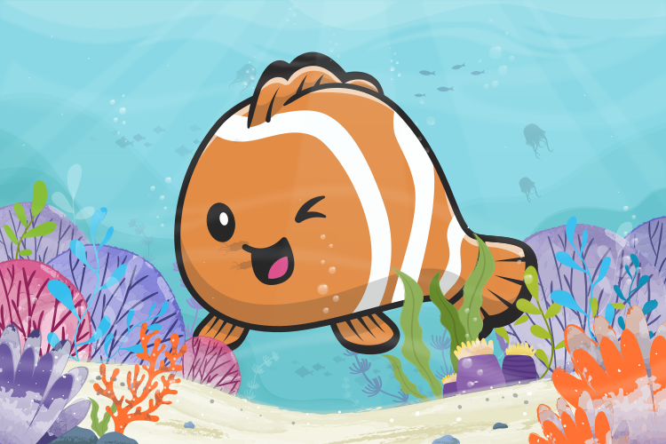 Vinil podovi djeca animirana vodena avantura - TenStickers