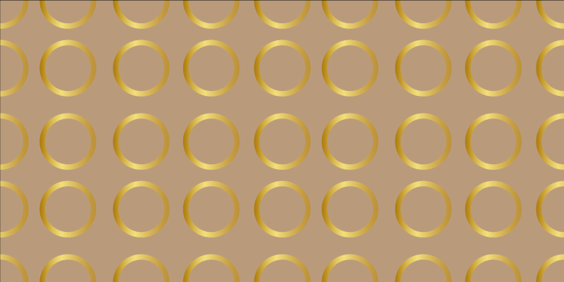 Vinil podovi prugasta geometrijski kružni uzorak - TenStickers