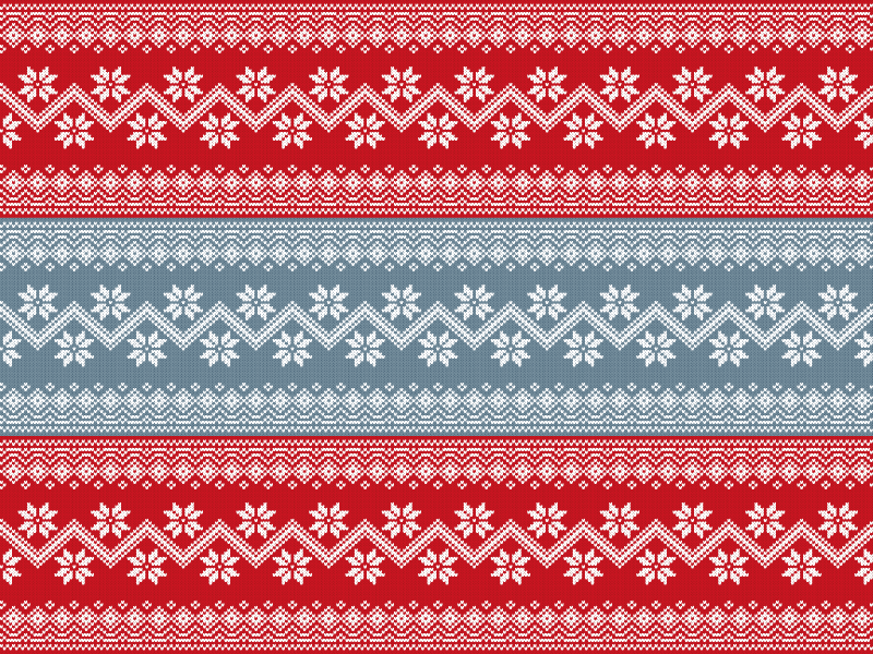Christmas nordic kint božićni vinil rug - TenStickers