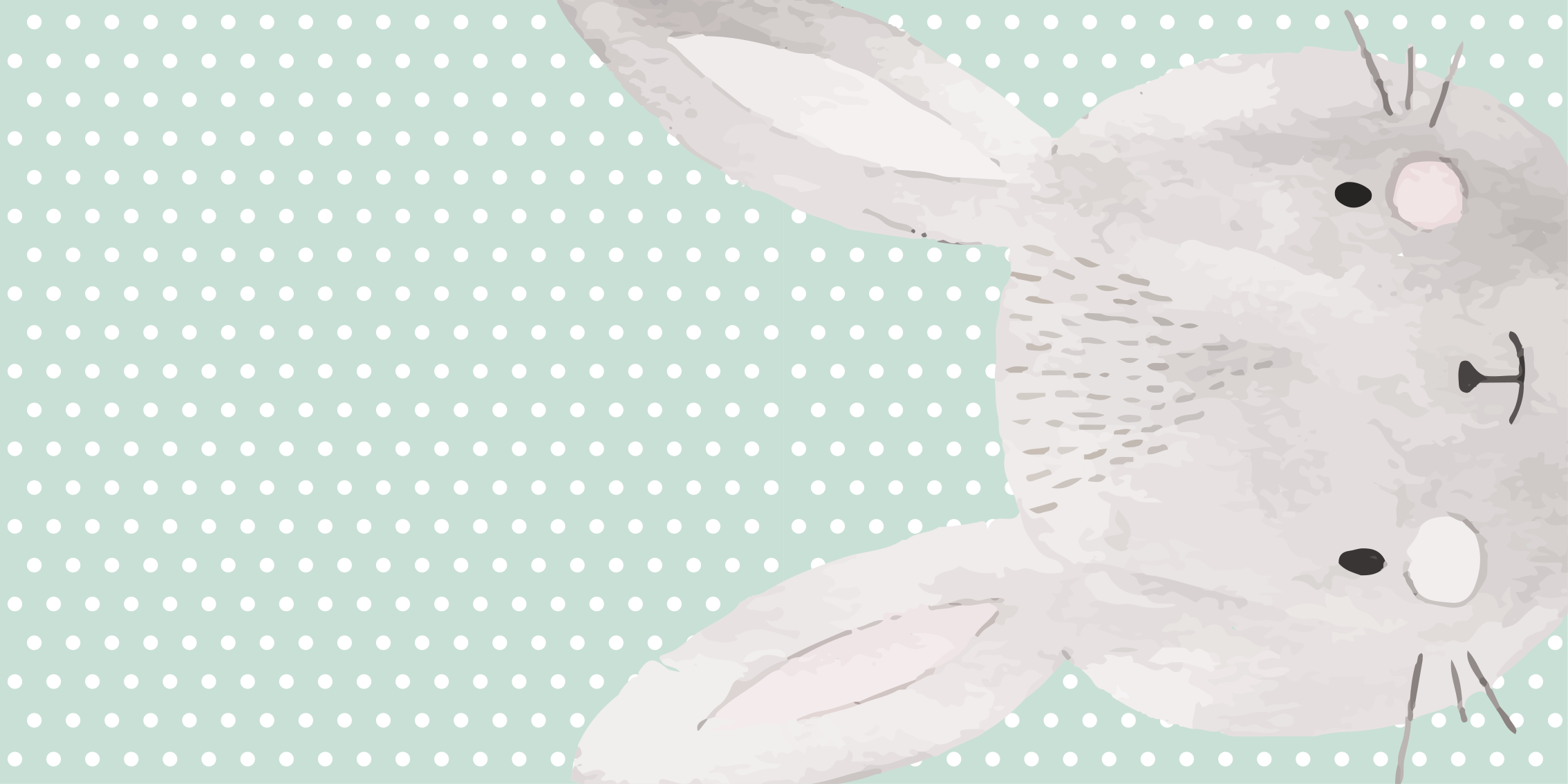 Vinil podovi rasadnici ilustracija zeca - TenStickers